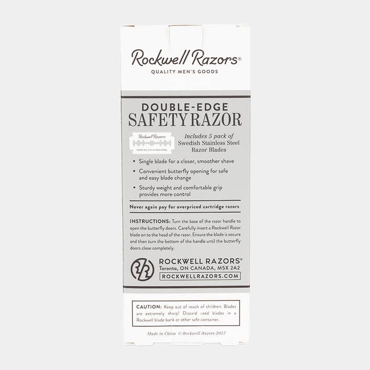 Rockwell Originals - Wholesale Razor - Men's - Rockwell R1 - Double Edge Safety Razor