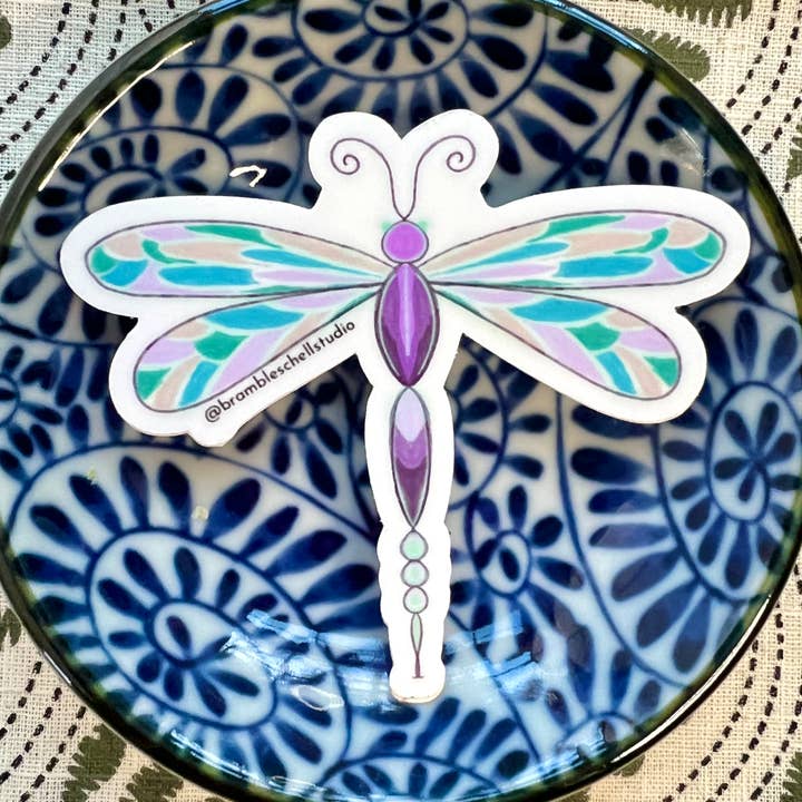 Bramble Schell Studio - Wholesale Sticker - Dragonfly Sticker1