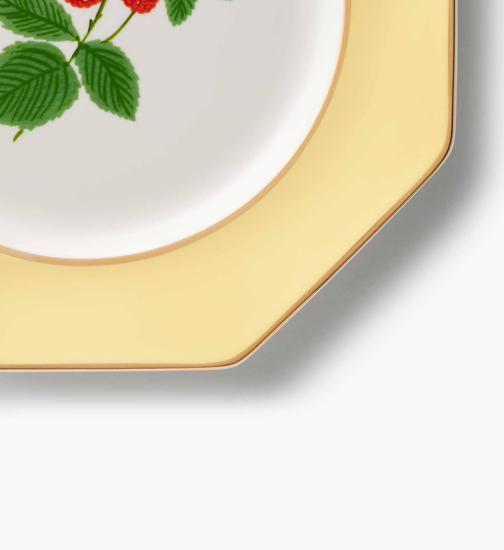 Rifle Paper Co. - Wholesale Dinner Plate - Roses Porcelain Dessert Plate Set11