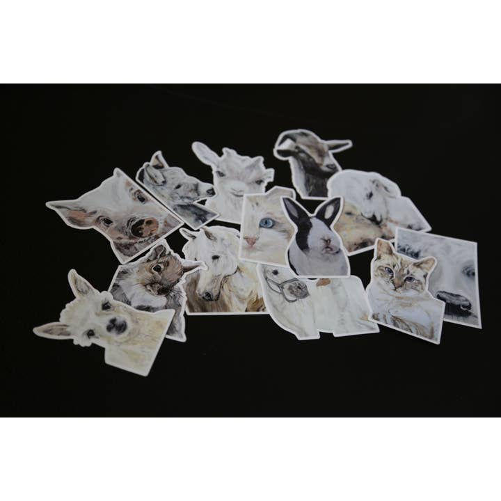 Shirley Kay Art - Wholesale Sticker - Die Cut Sticker - "Babe"1