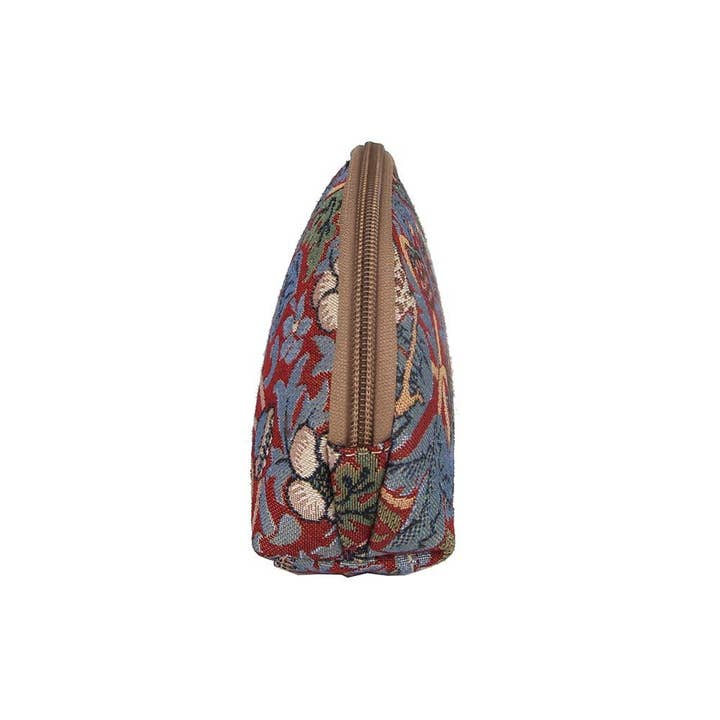 Signare Tapestry – wholesale Make-up/cosmetic bag – William Morris Strawberry Thief Red - Cosmetic Bag
