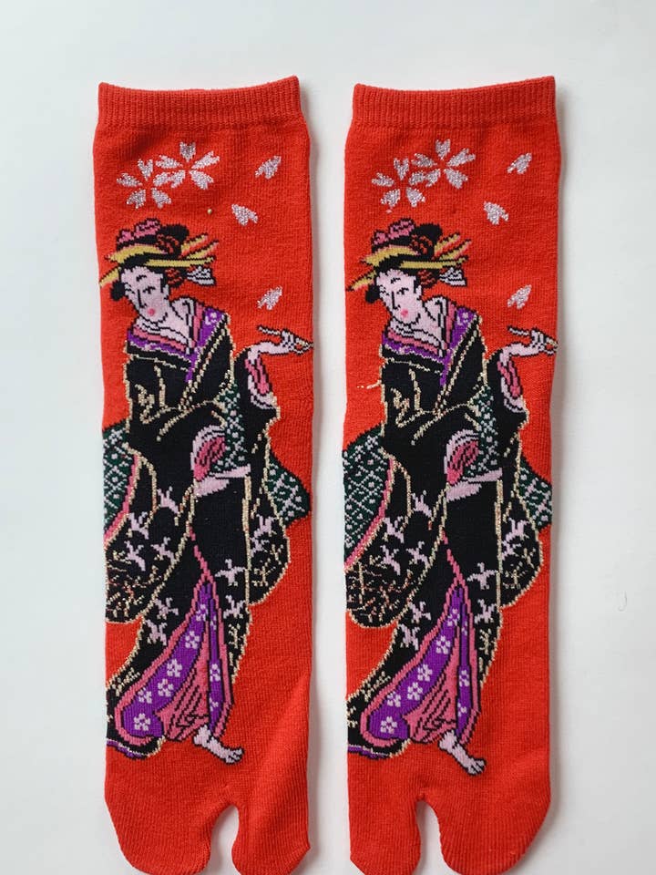 Calzini Kyoto Geisha Maiko Tabi per la vendita all'ingrosso da parte di NINJA SOCKS