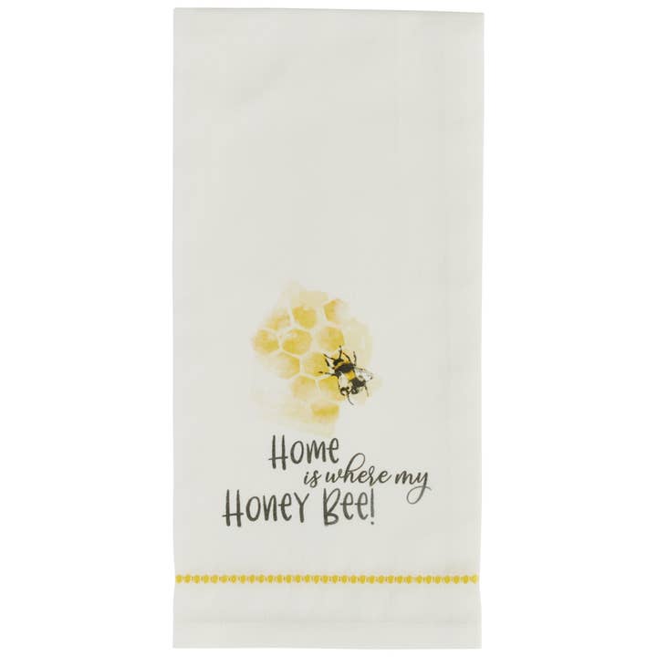 Honey Bee Decorative Dishtowel for wholesale by Split P