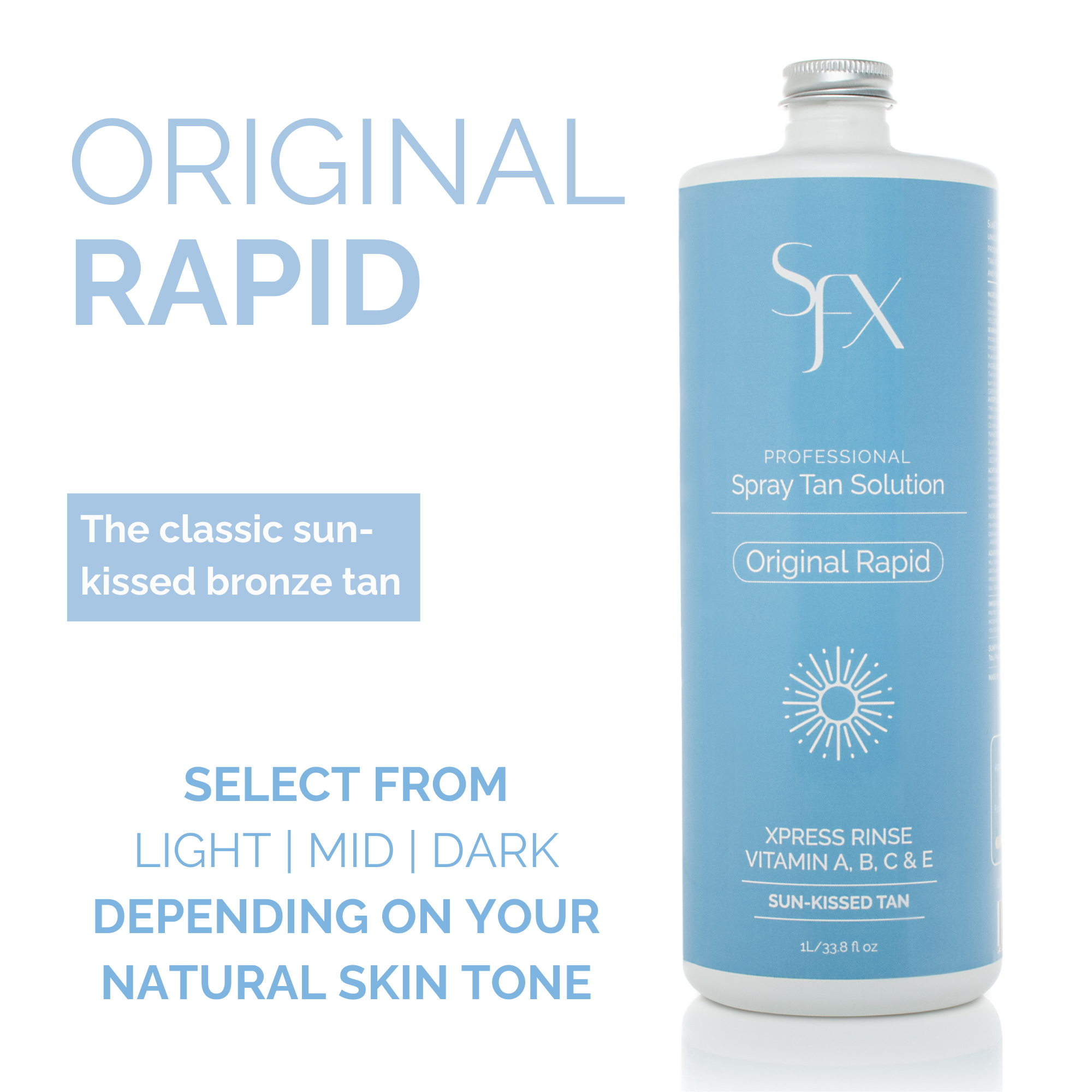 SunFX America LLC – Autobronzeador por atacado – Original Rapid -BACK BAR/Não revenda3