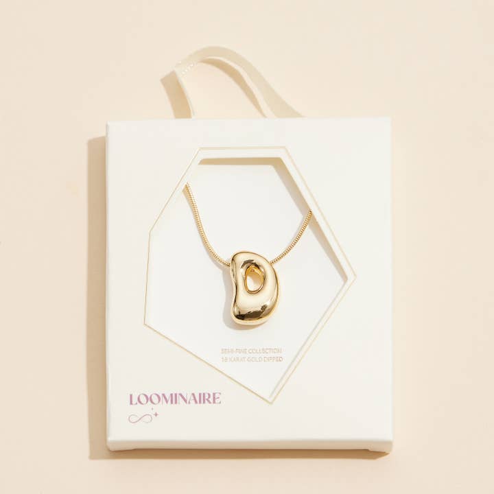 Frem - Wholesale Pendant/Charm Necklace - 16 Assorted Pack of Bubble Design Initial Short Necklaces11