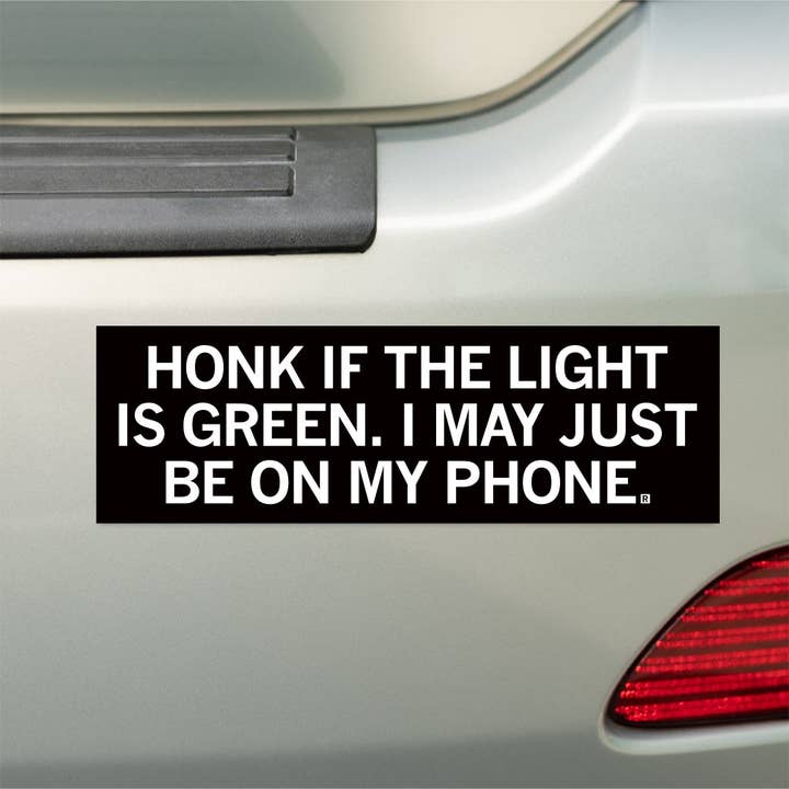 RAYGUN – Adesivo por atacado – Buzine se o semáforo estiver verde autocolante1