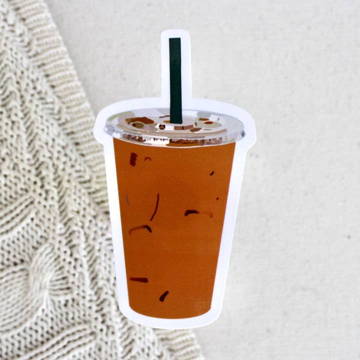 Adesivo per caffè freddo, 3 x 1,5 pollici per la vendita all'ingrosso da parte di H&L Craft Co