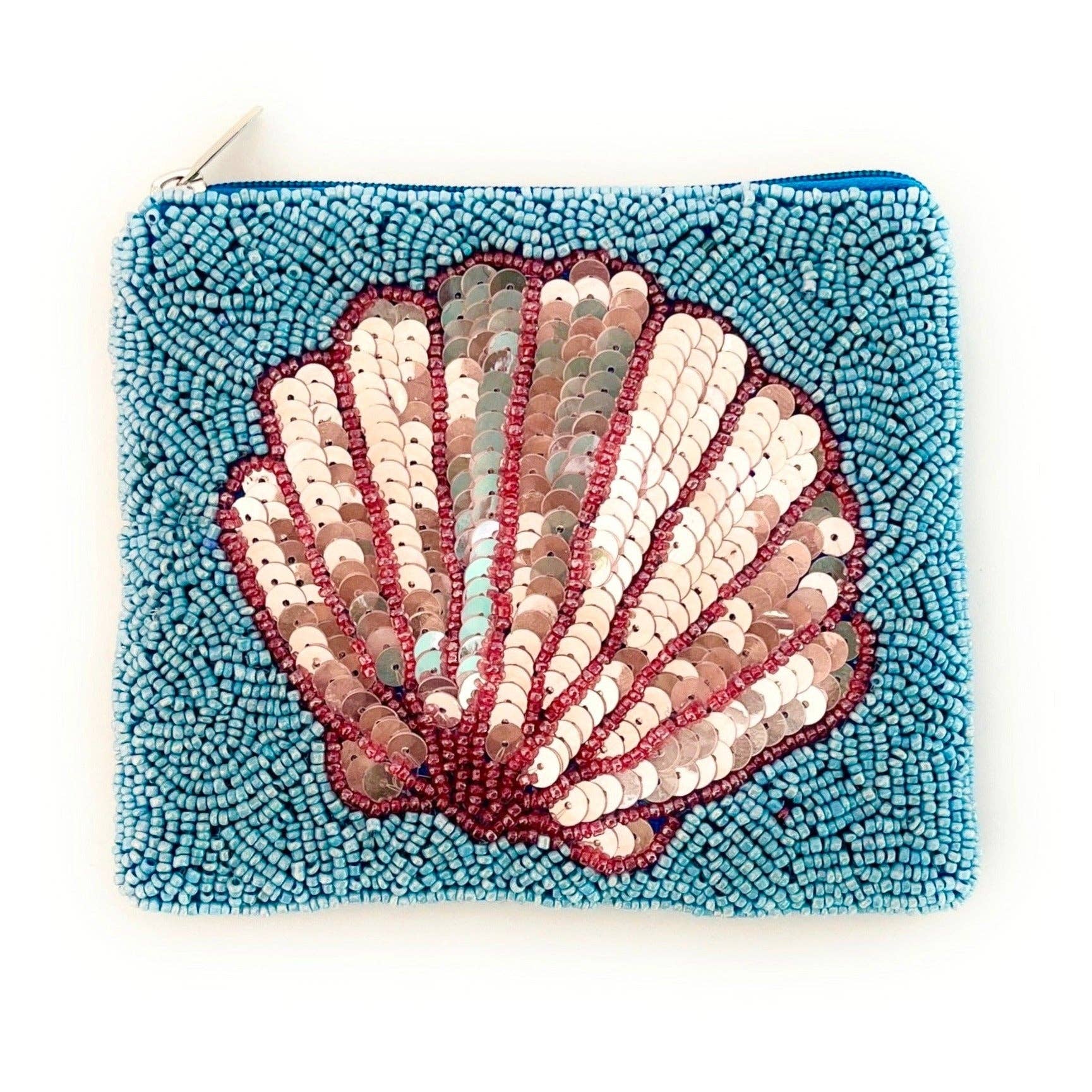 Twine and Love - Vendita all'ingrosso Portamonete - Donna - Portamonete con Perline a Conchiglia1