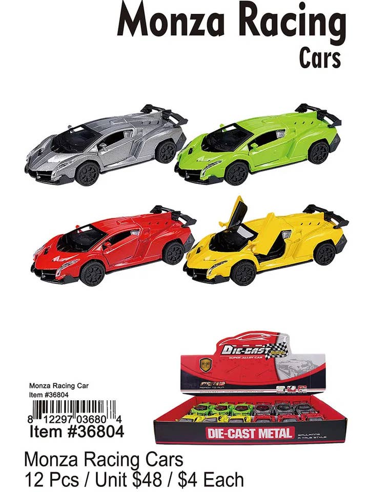 Auto da corsa Monza. per la vendita all'ingrosso da parte di Puka Creations