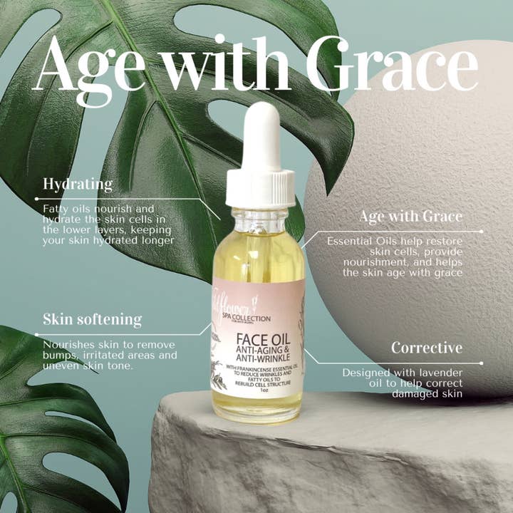 Séruns e Óleos Faciais White Label/Marca Própria por atacado de Wildflower Beauty by Jessica LLC