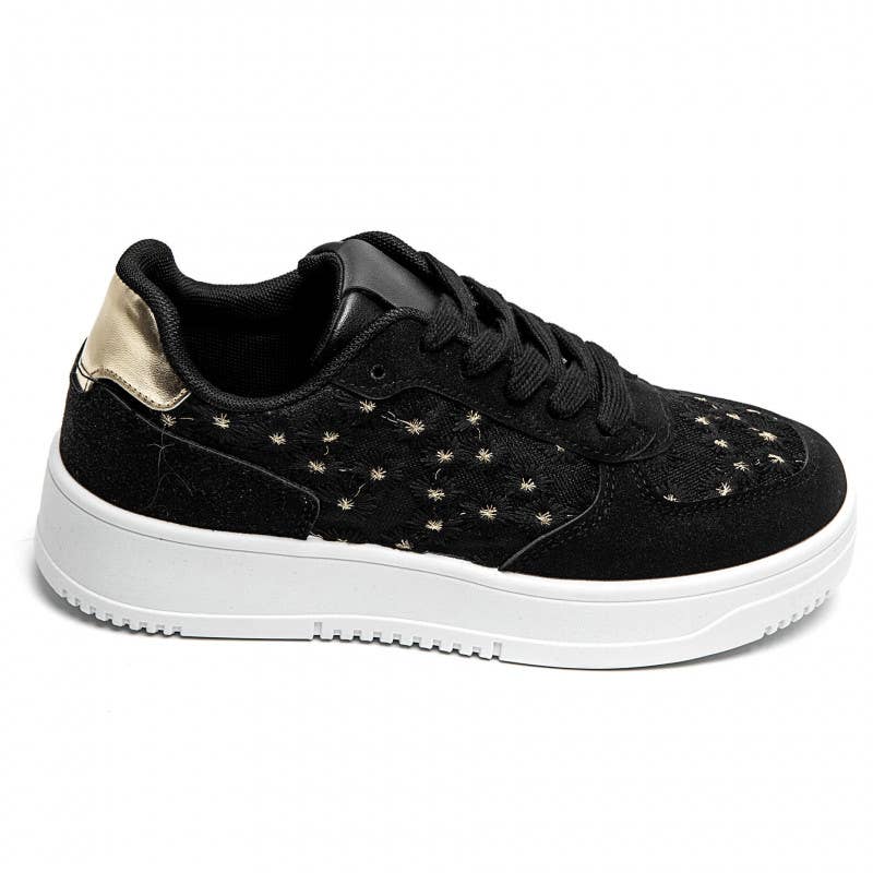 idealshoes - Wholesale Sneakers - Dames - idealshoes dames sneakers met bloemenprint23