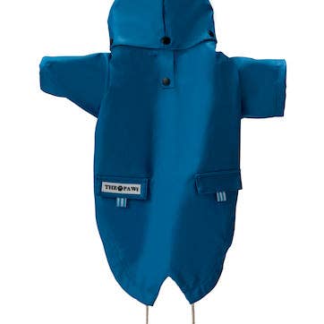 Sloane Waterproof Dog Raincoat Navy for wholesale by The Paw Co