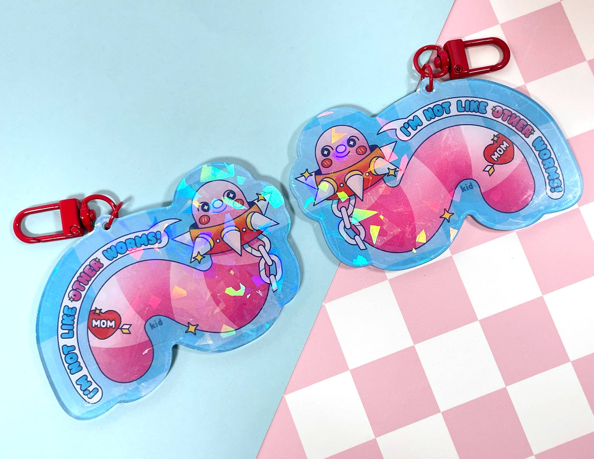 Kidnichols - Wholesale Keychain - Women's - I'm Not Like Other Worms Keychain | Punk | Worm lovers5