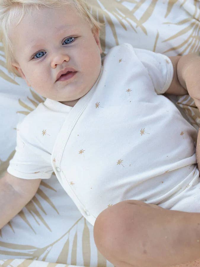 Palmy Kimono Onesie for wholesale by Bam Loves Boo