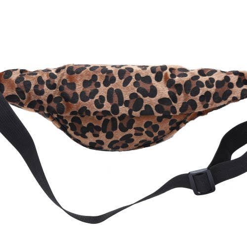 Nima Accessories Inc - Venta al por mayor Riñonera - Mujer - Riñonera de piel sintética de gamuza con estampado animal para mujer3