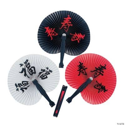 CHINESE CHARACTER FANS for wholesale by Fun Express
