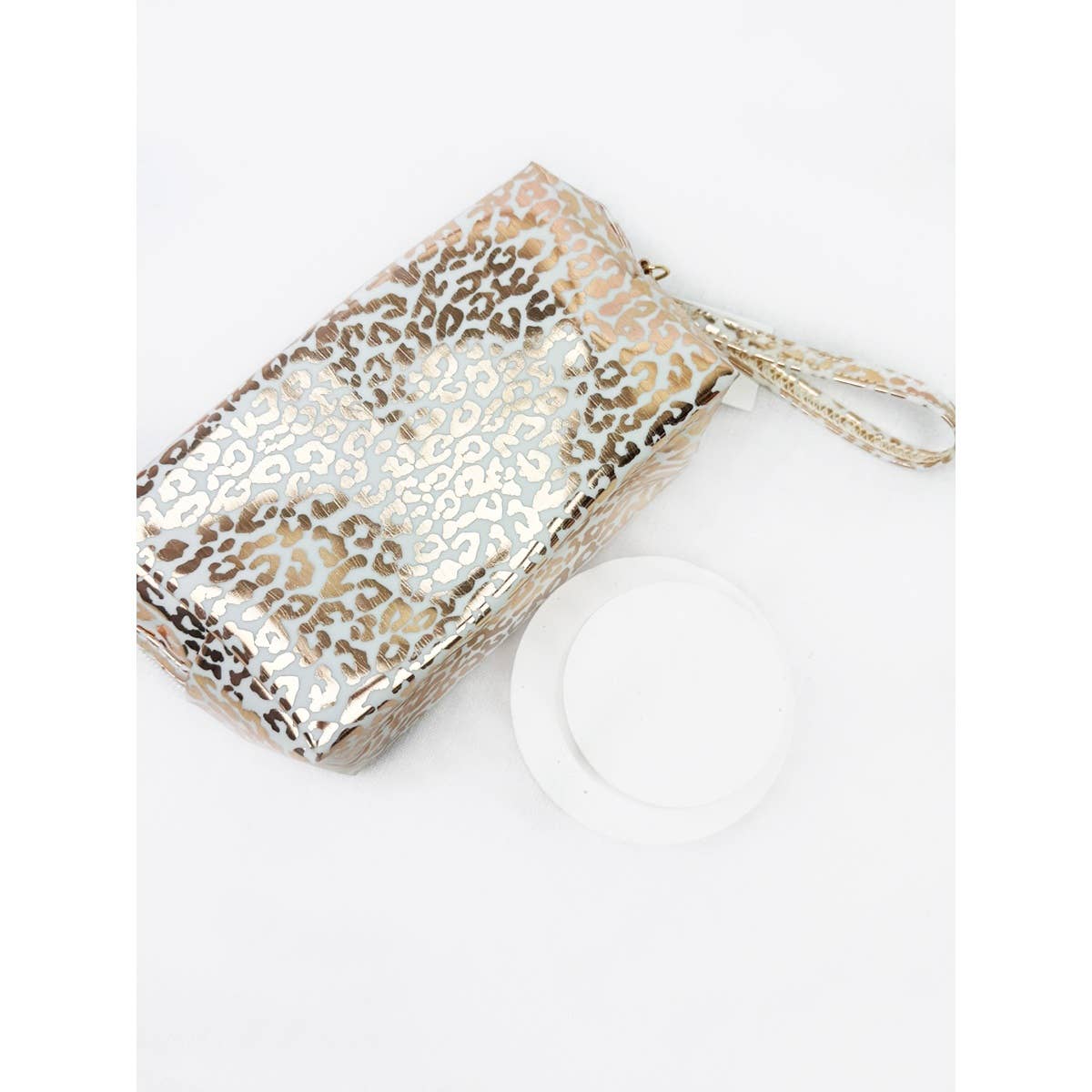 Love and Repeat - Vente Trousses de maquillage/cosmétique - Trousse de maquillage en tissu imperméable à motif léopard10