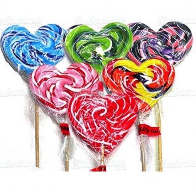 Candyflouze - Wholesale Lollipop - Heart pacifier 120g0