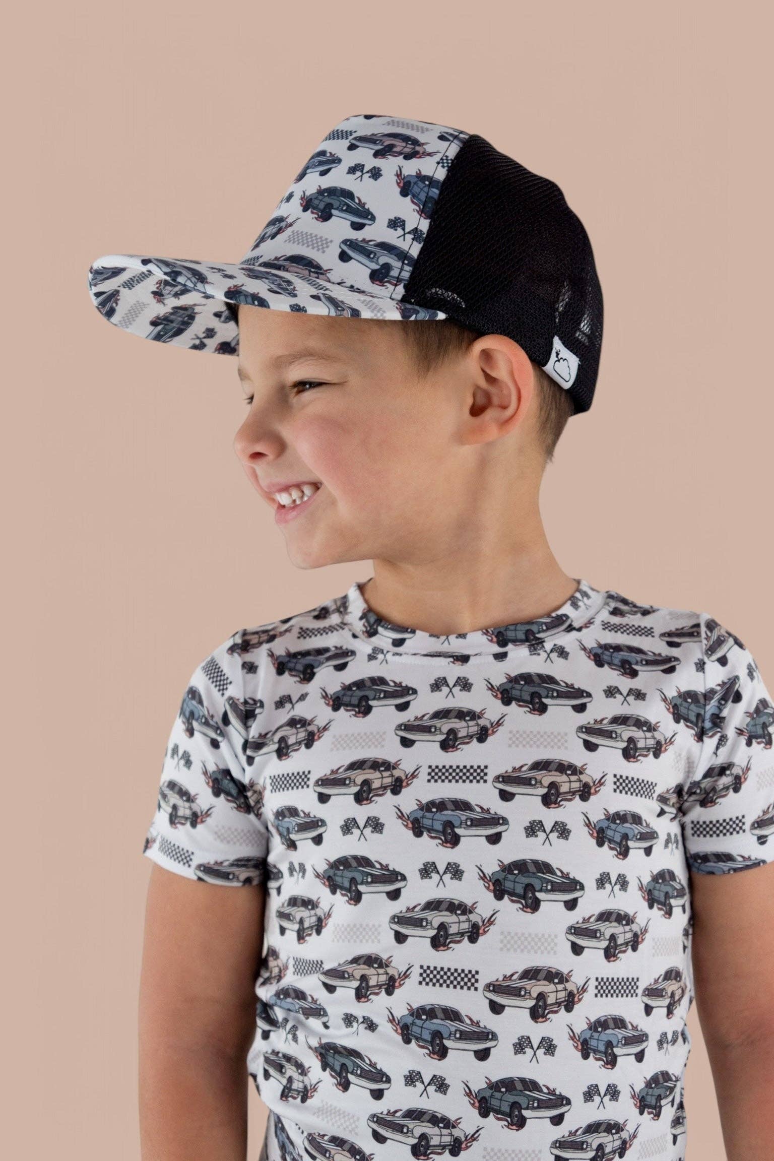 Dream Big Little Co. - Wholesale Kids Hat - Kids - PIT CREW DREAM TRUCKER HAT2