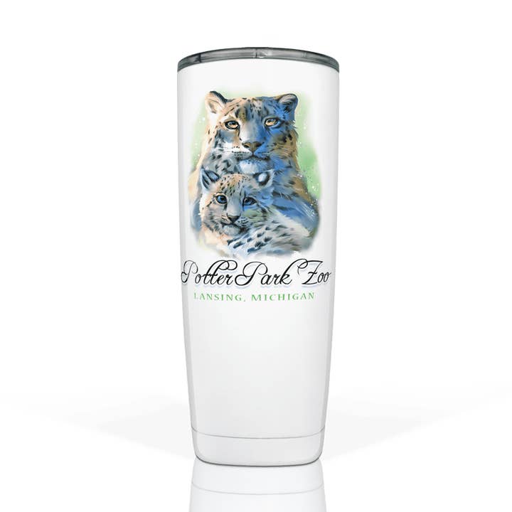 Custom Watercolor Zoo Cats Stainless Tumbler Collection for wholesale by Matrix
