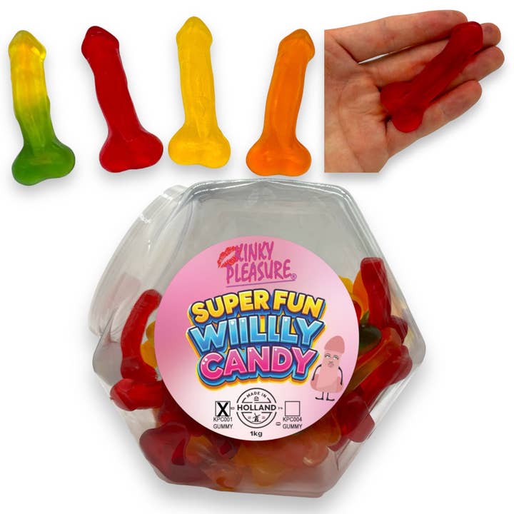 Kinky Pleasure - KPC001 - Super Fun Willy Candy - Gummies - 1KG for wholesale by Kinky Pleasure