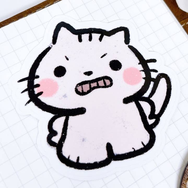 DC014 | Salgty Cat | Autocolante Diecut por atacado de Ohana Story