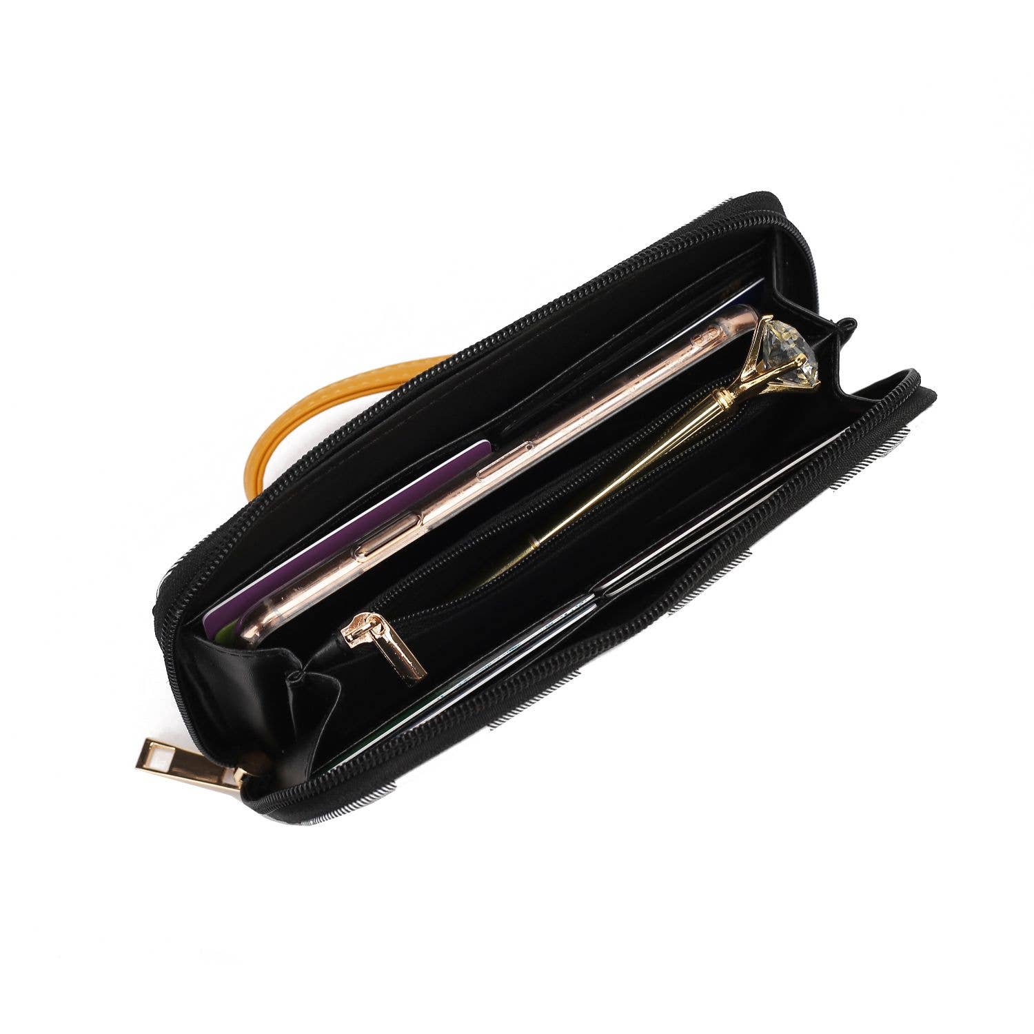 MKF Collection - Wholesale Top Handle Bag - Women's - Gabriella Checker vegan leather Handbag With Wallet by Mia K19