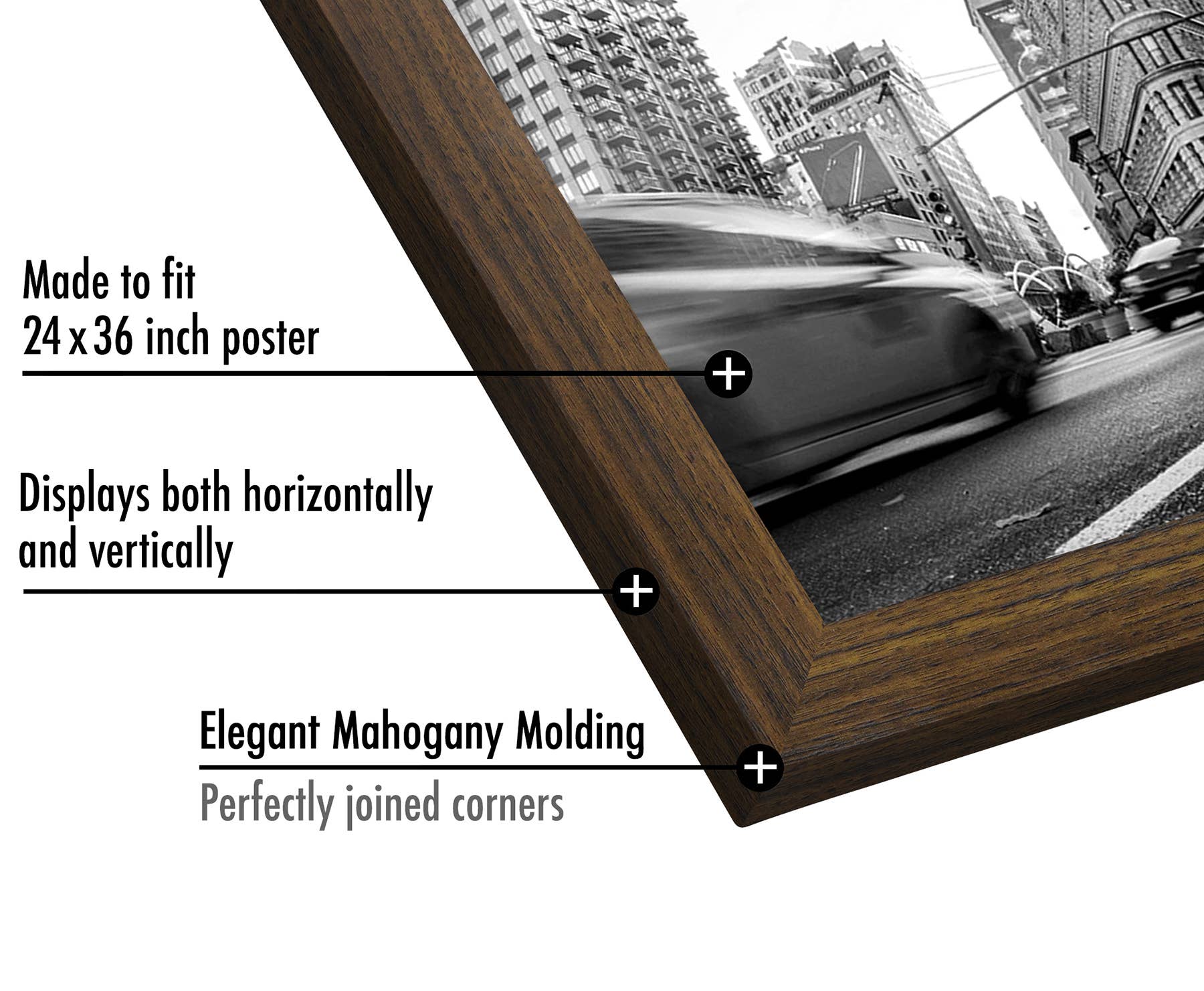 Americanflat - Wholesale Picture Frame - Americanflat Poster Frame with Wide Molding63