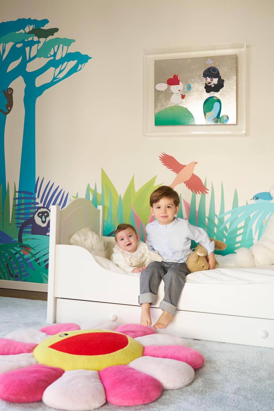 Little Cabari – Großhandel Tapete – MANJA blaues Standard-Panoramadekor4