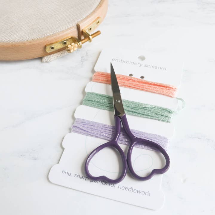 Stitched Modern – wholesale Embroidery/cross-stitch supplies – Heart Embroidery Scissors