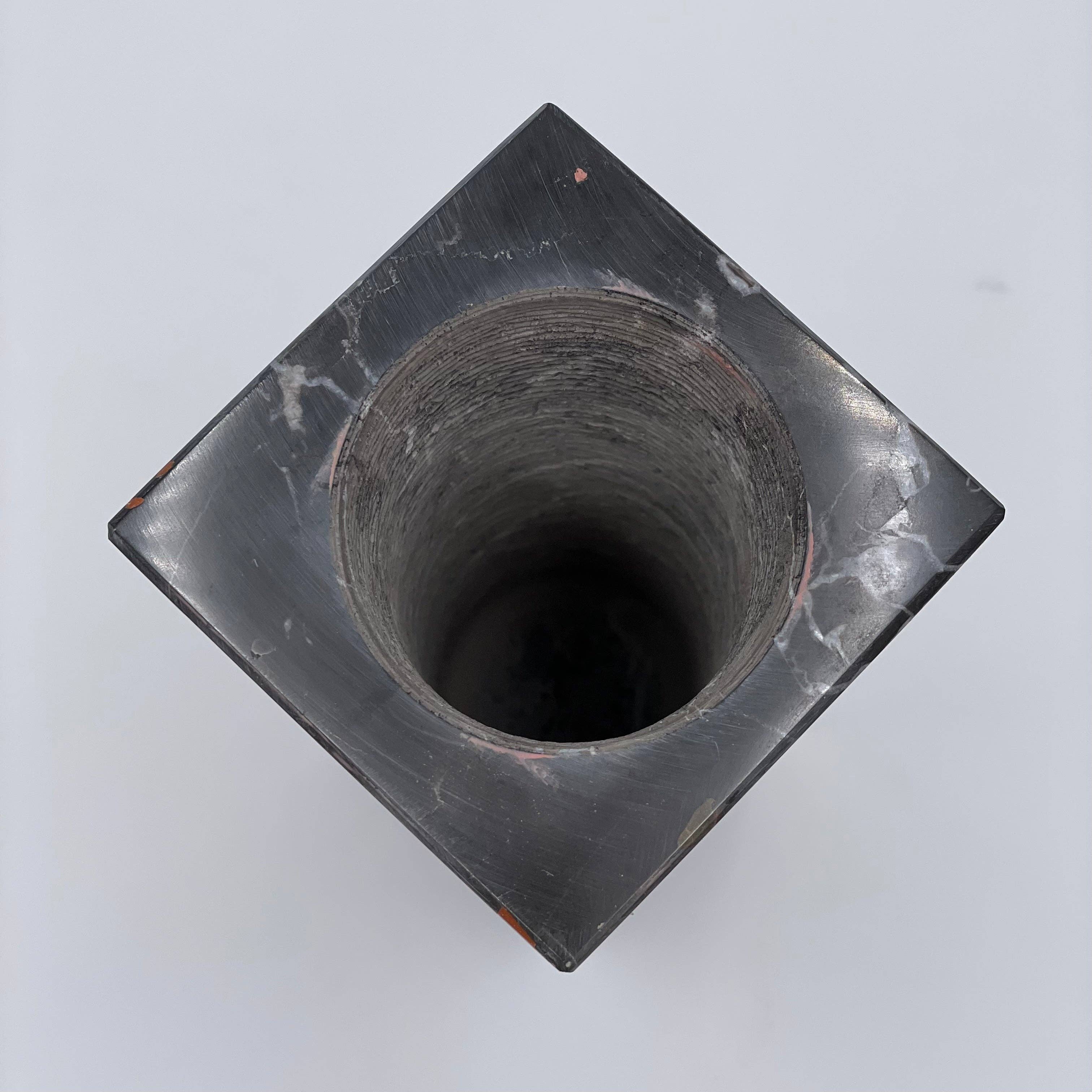 Page Imports - Wholesale Vase - 8" Square Vase in Marble and Onyx9