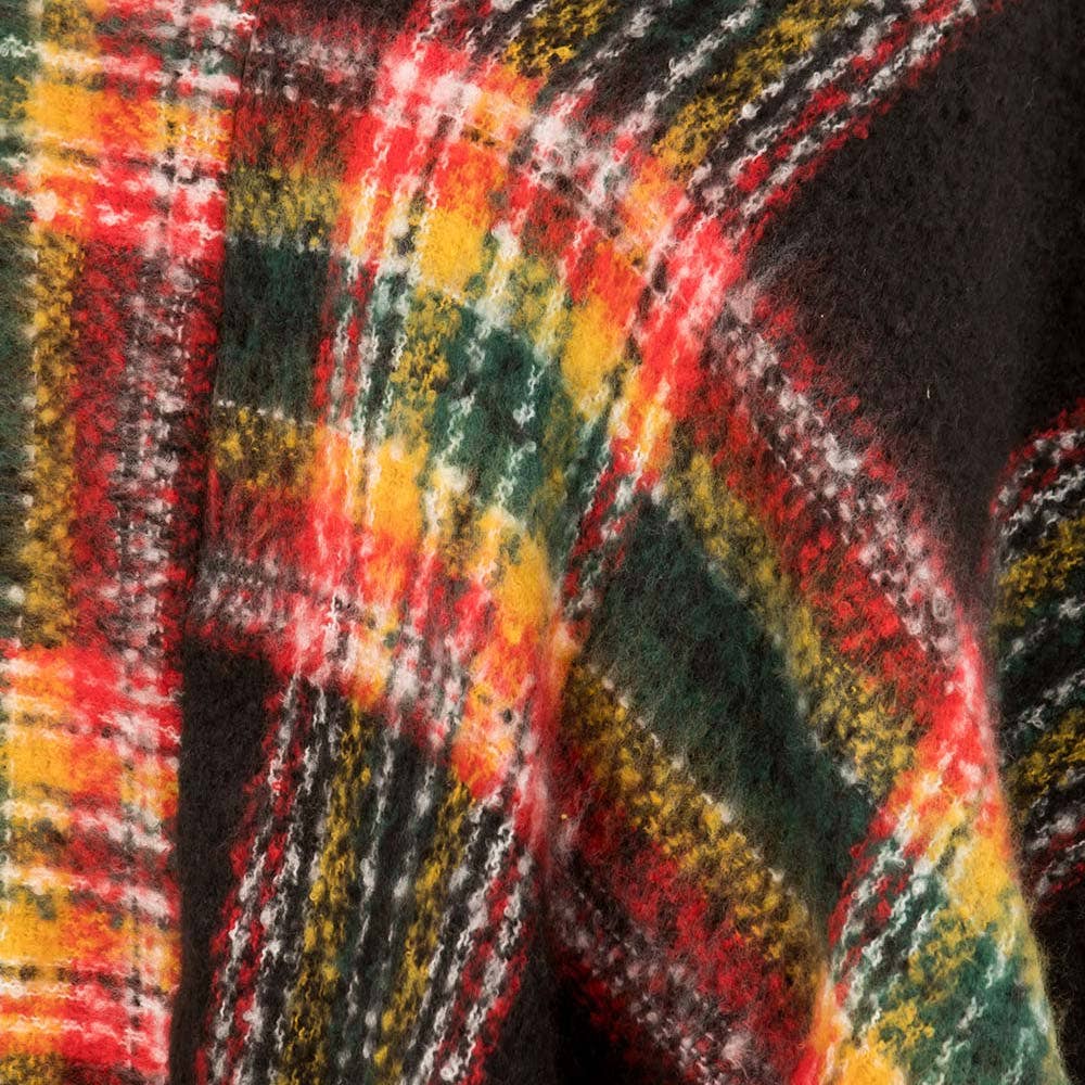 Sensibling Corp. - Wholesale Poncho - Dames - Poncho met Geruite Franjerand2