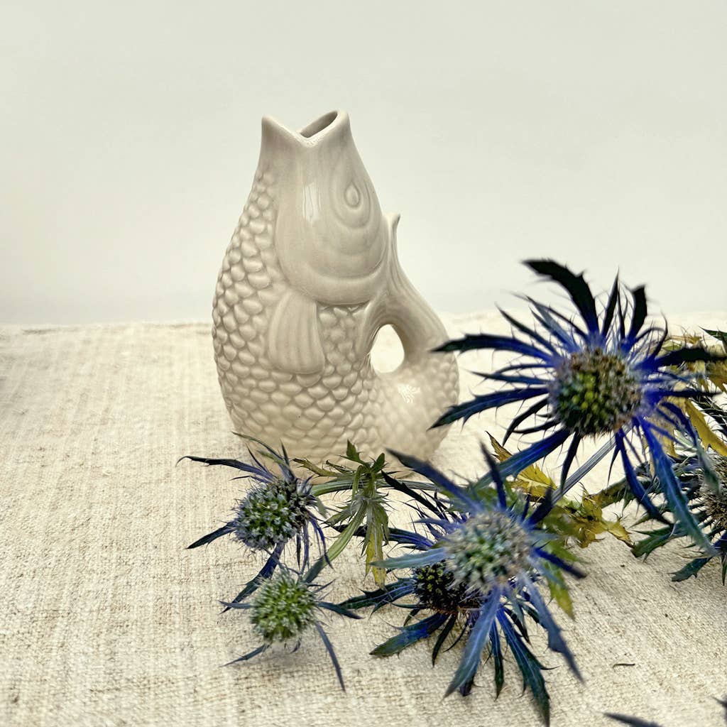 Opjet Paris - Wholesale Vase - Ceramic vase Fish pm sand L8.2 D5 H12cm2
