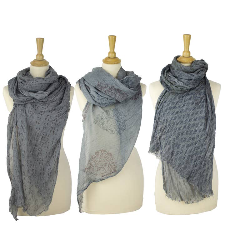 Sunsa écharpe d'hiver grande étole en modal pour femme pour la vente par Sunsa