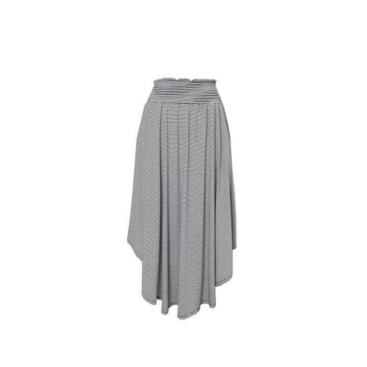 Jupe midi à taille smockée - AS2071 pour la vente par 01 Allum