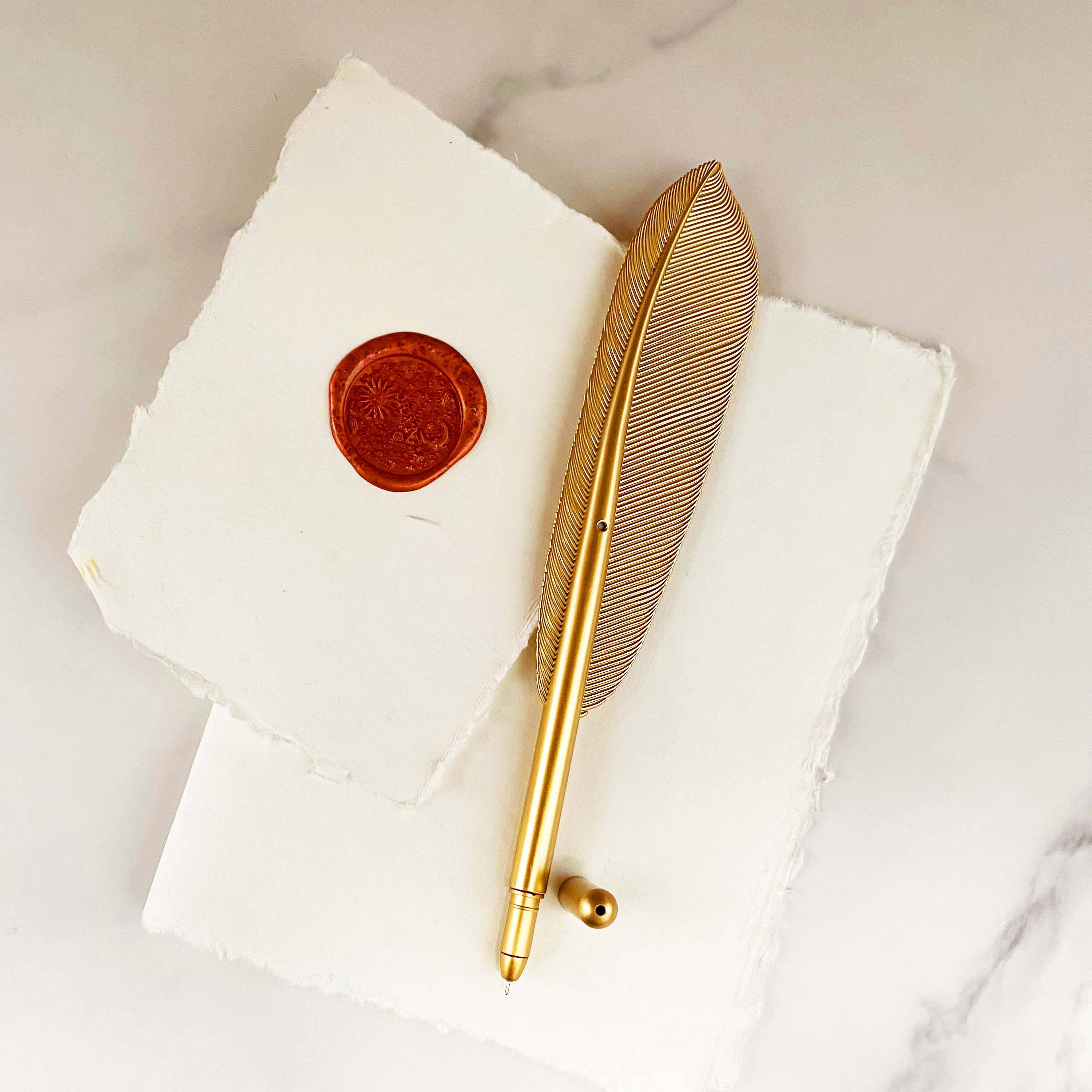 Soothi | Containers Of Creativity - Wholesale Pen - Elegant Feather Style Pen - Unique Quill Inspired Design6