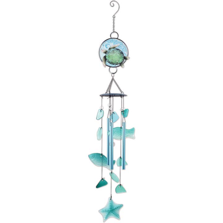 Coastal Turtle Wind Chimes for wholesale by Sunset Vista Designs