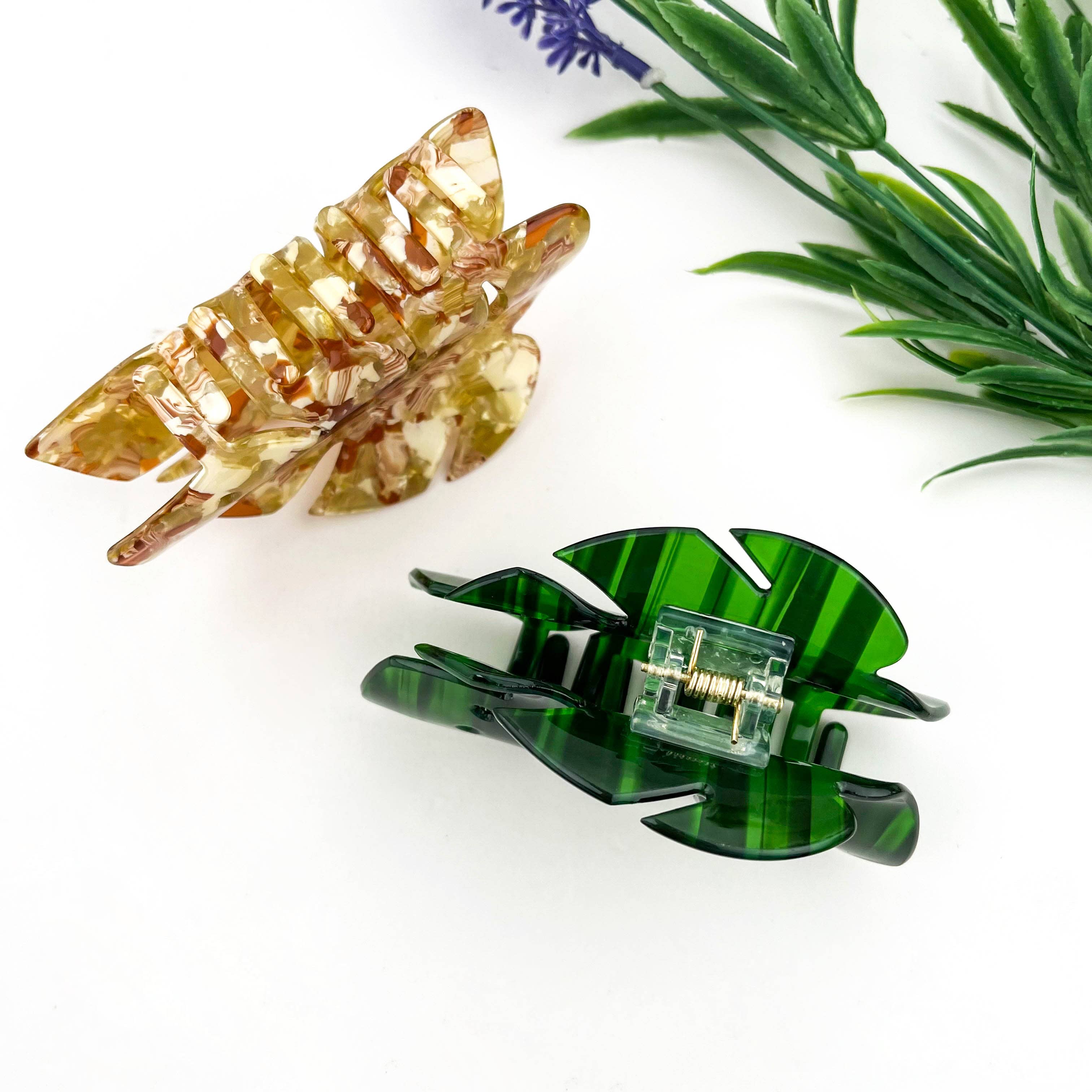 mildstyles - Wholesale Hair Clip - Women's - Hollow Monstera Leaf Creative Hair Claw Clip4