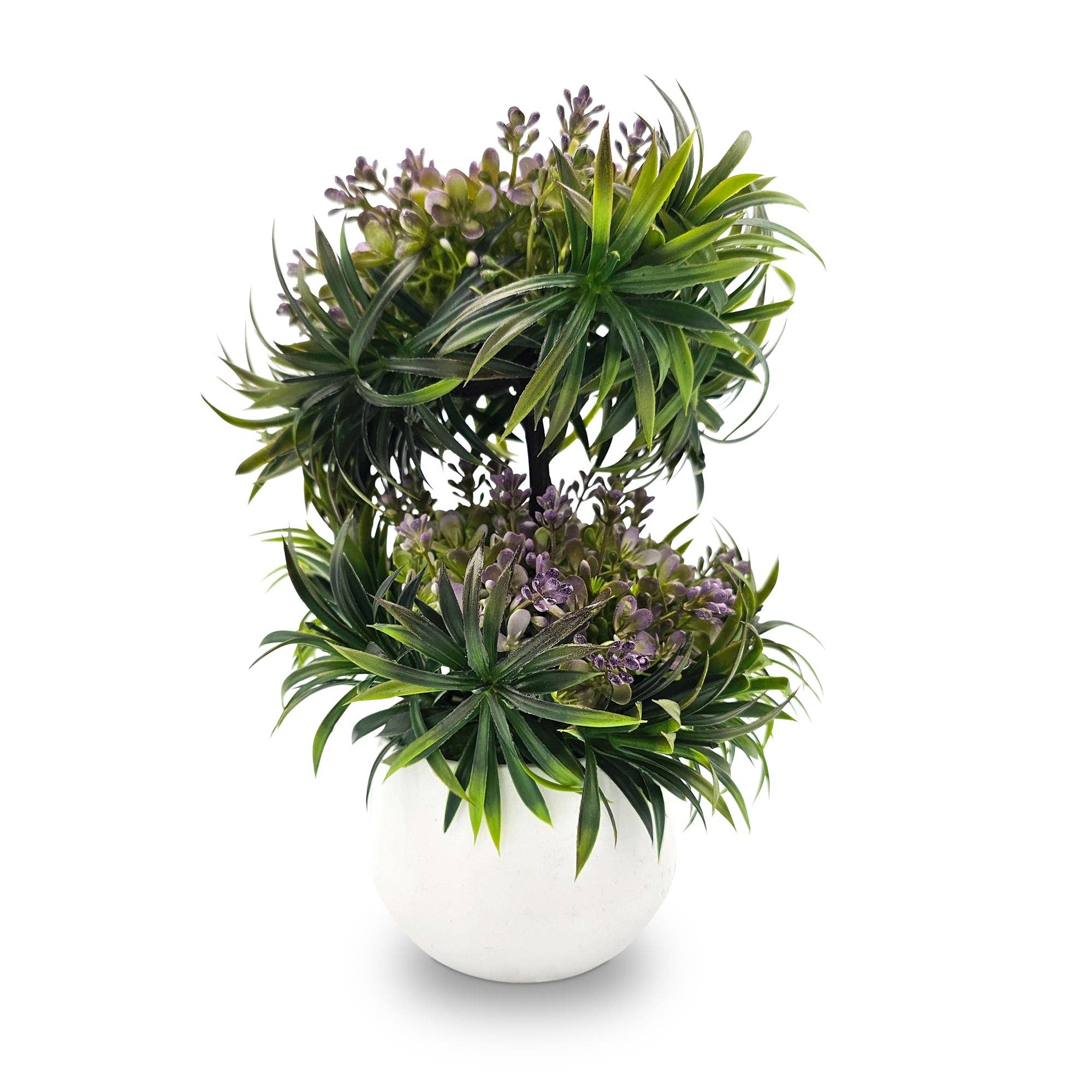 Ledsone – wholesale Artificial plant – Small Potted Artificial Flower 2 Pack Indoor Décor ~53812