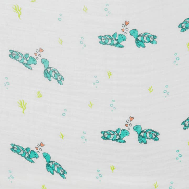 Coco Moon - Wholesale Swaddle - Baby - Honu Honi Muslin Baby Swaddle Blanket