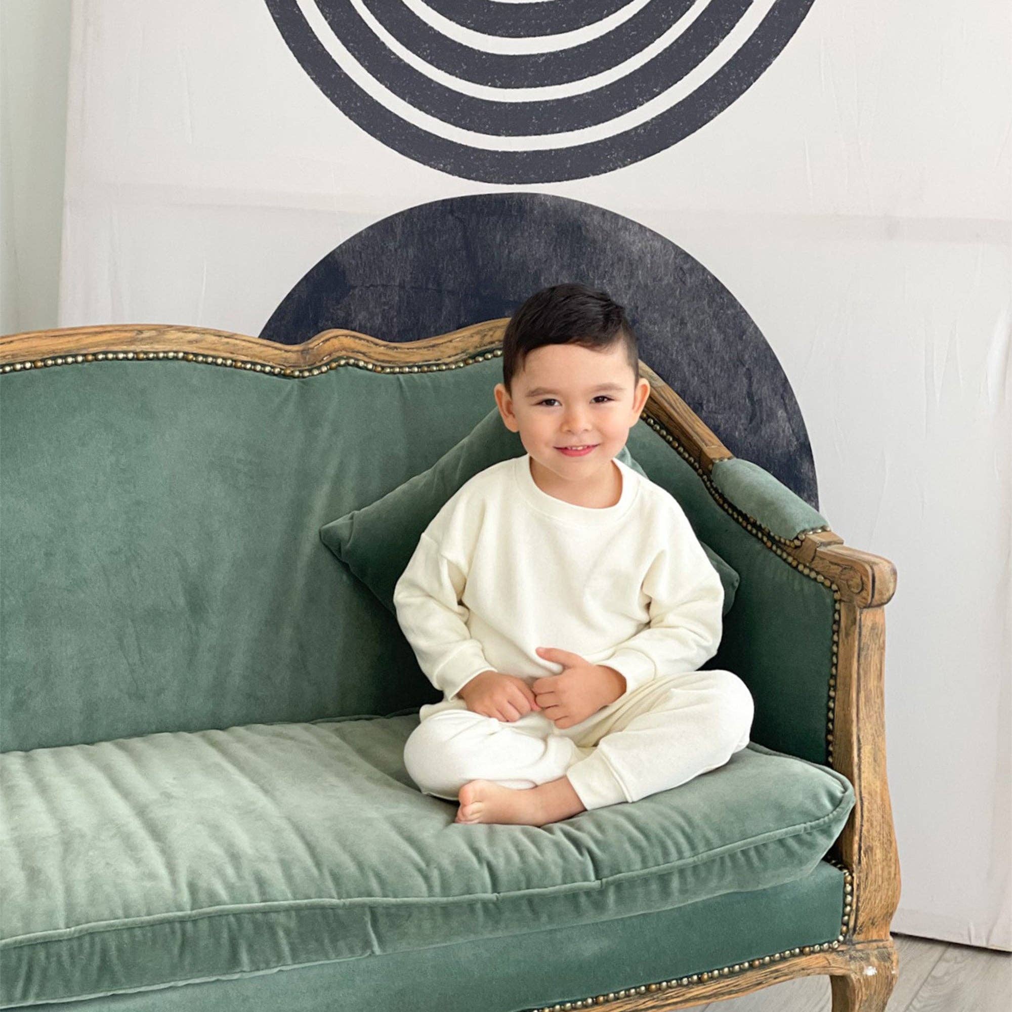 Blanco Antiguo Conjunto unisex de sudadera y pantalón de chándal - Blanco antiguo de venta al por mayor en Faire6