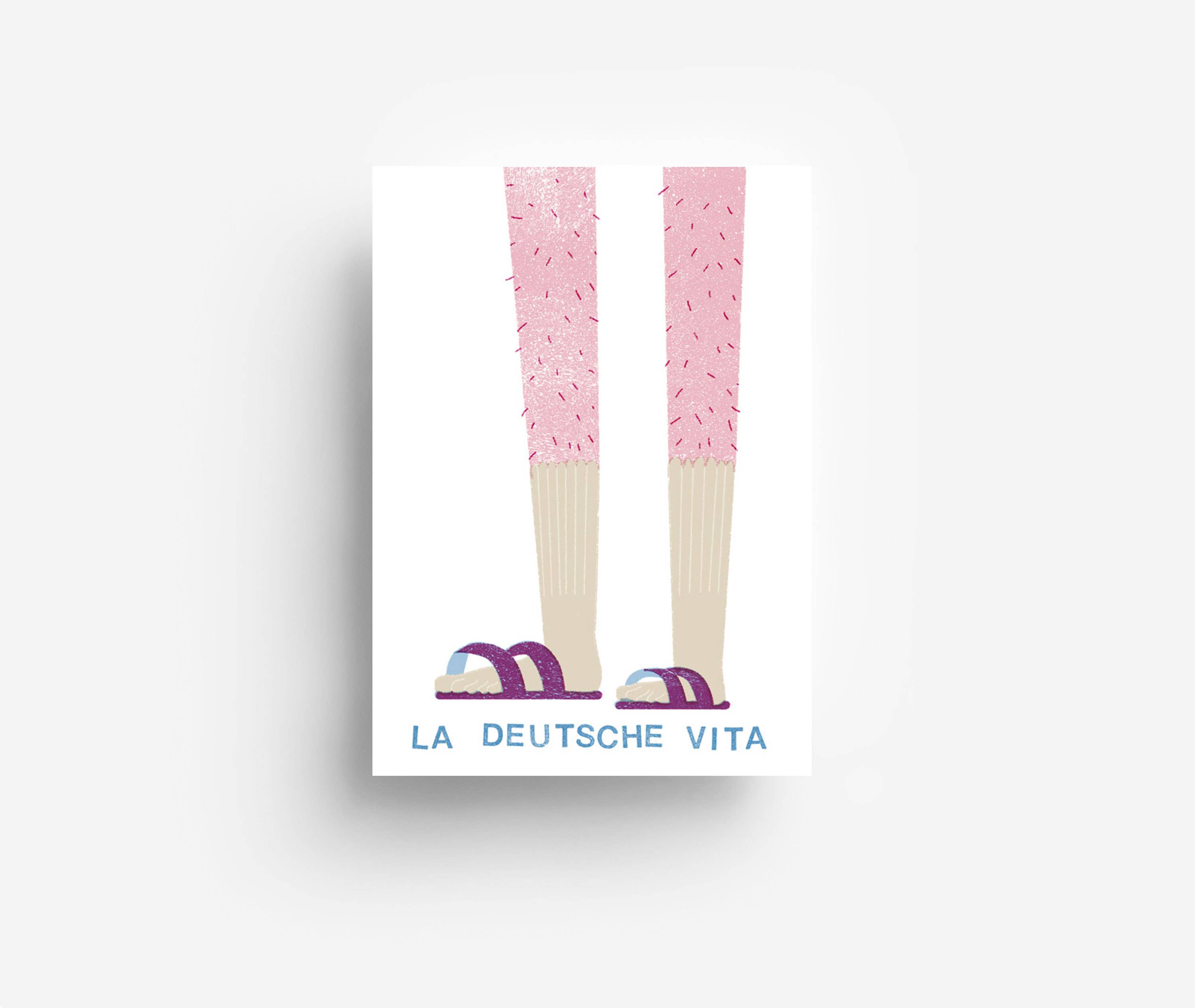 jungwiealt - Wholesale Postcard - La Deutsche Vita Postcard DIN A60