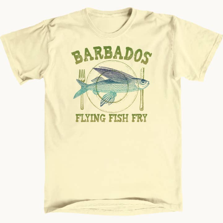 Flyvende Fisk Steg Premium T-shirt for engroshandel hos Salt Water Colours