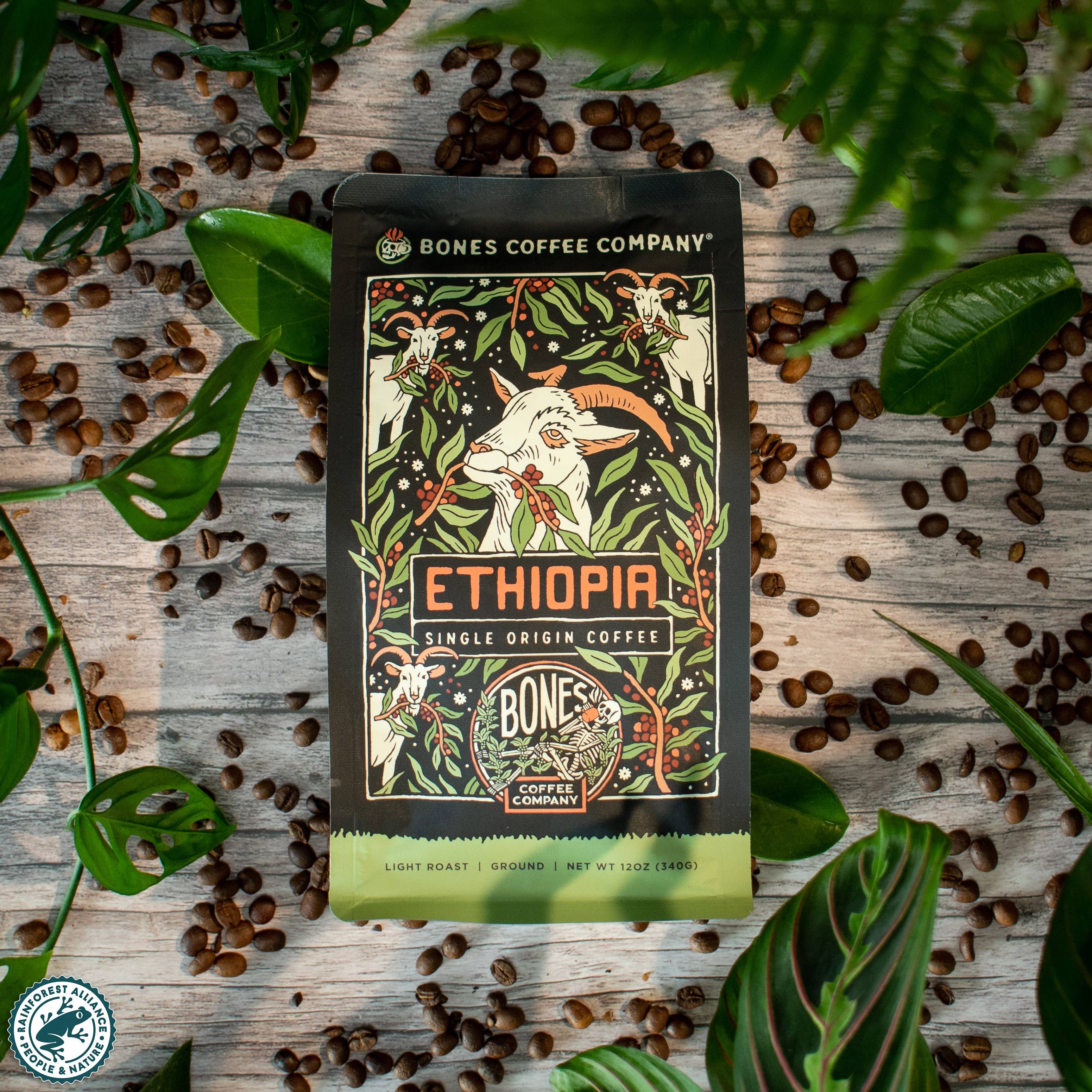 Bones Coffee Company - Wholesale Coffee Beans - Ethiopia Single-Origin Coffee | 12oz | Whole Bean & Ground7