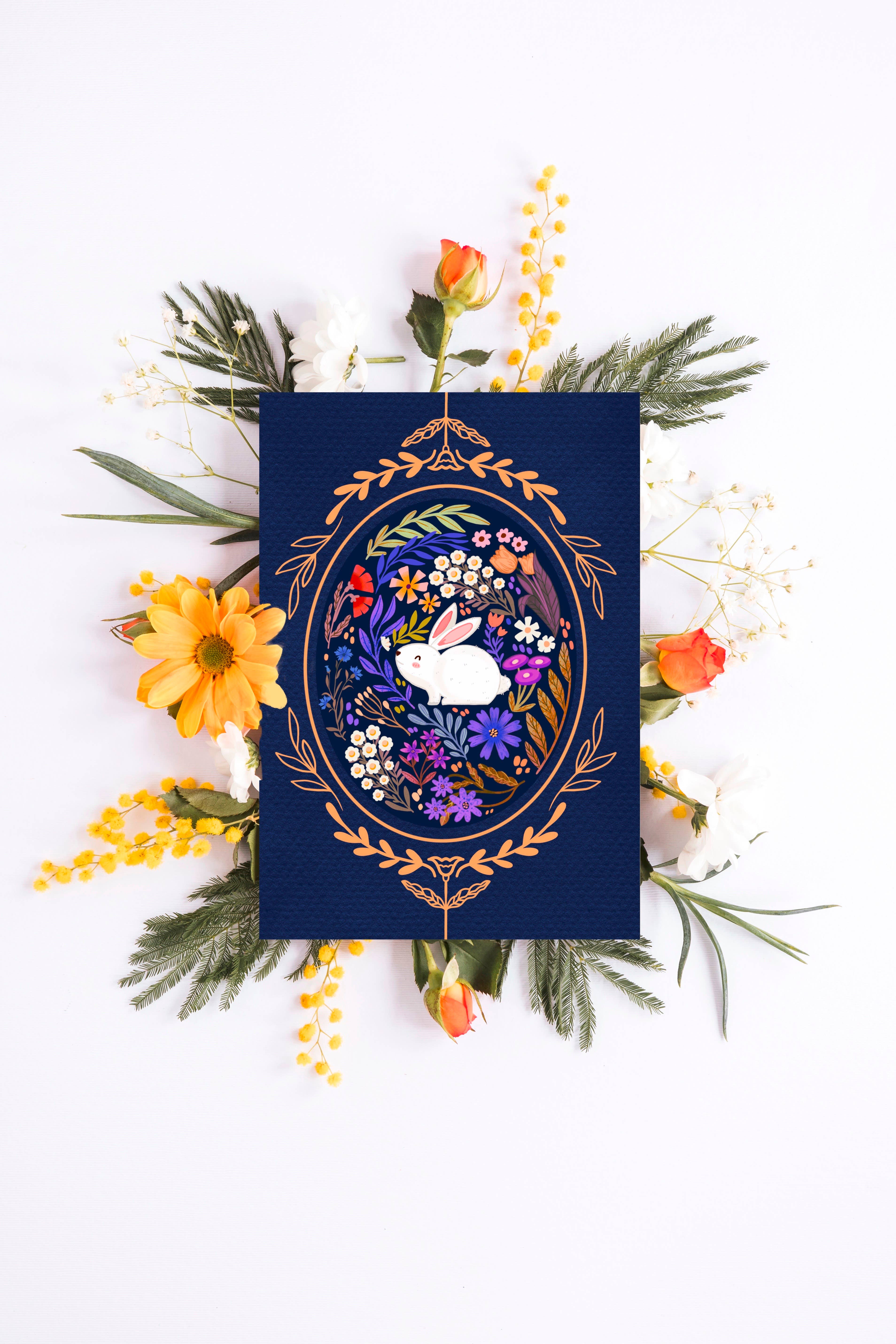 Split Moon Studios - Wholesale Postcard Set - A Set of Floral Post Cards - Post Card - Art Print3