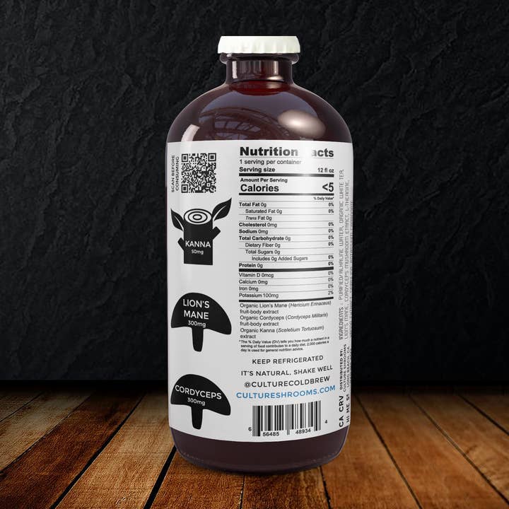 Culture Shrooms - Wholesale Iced Tea - The Original Iced Tea Infused with 100% Mushrooms2
