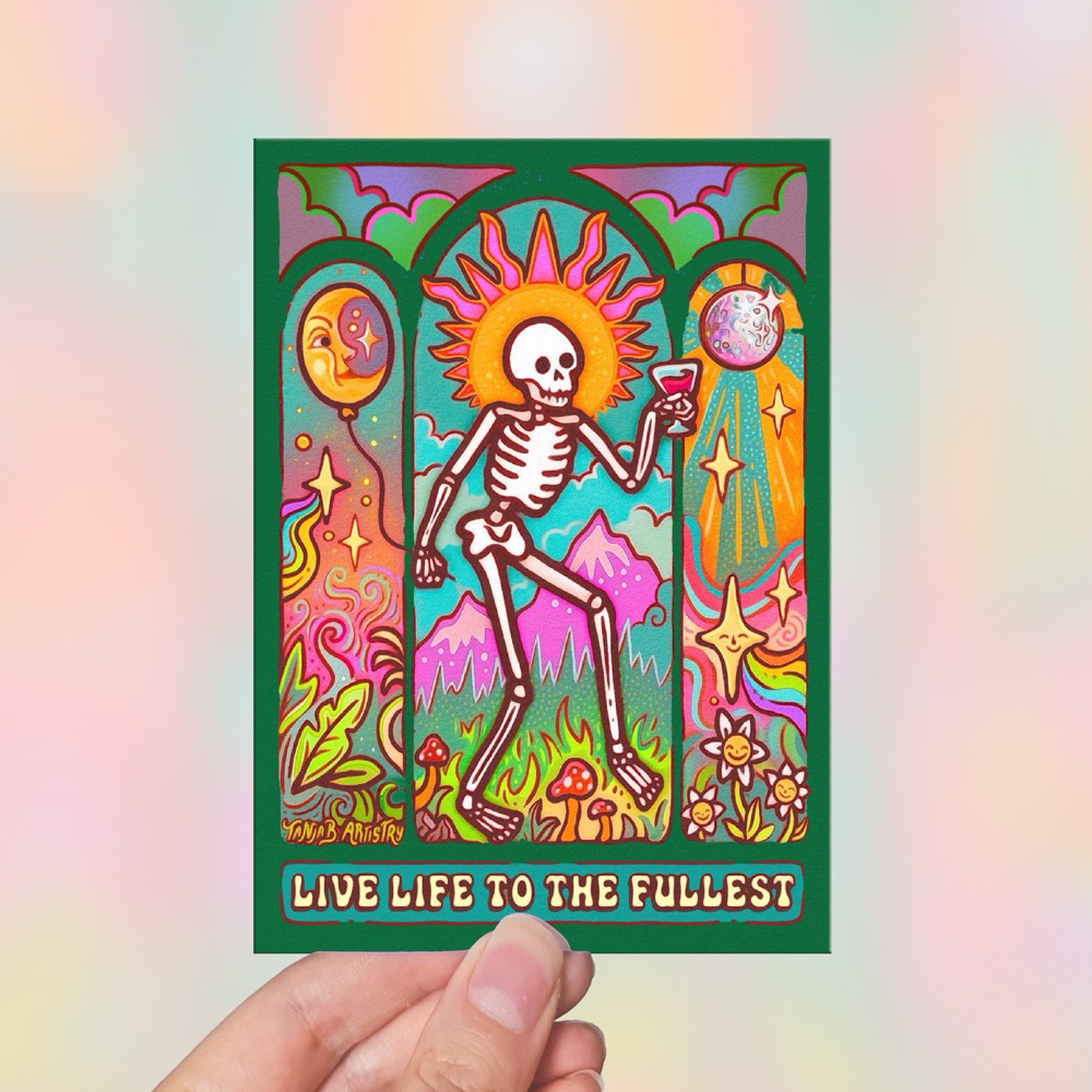 SeeknRevel - Wholesale Everyday Greeting Card - Live life to the fullest - Card0