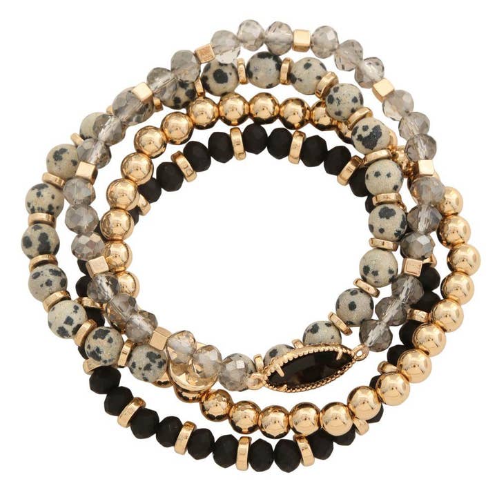 anbfashion - Wholesale Charm/Dangle Bracelet - Multi Stretch Beads Bracelet BD-101611