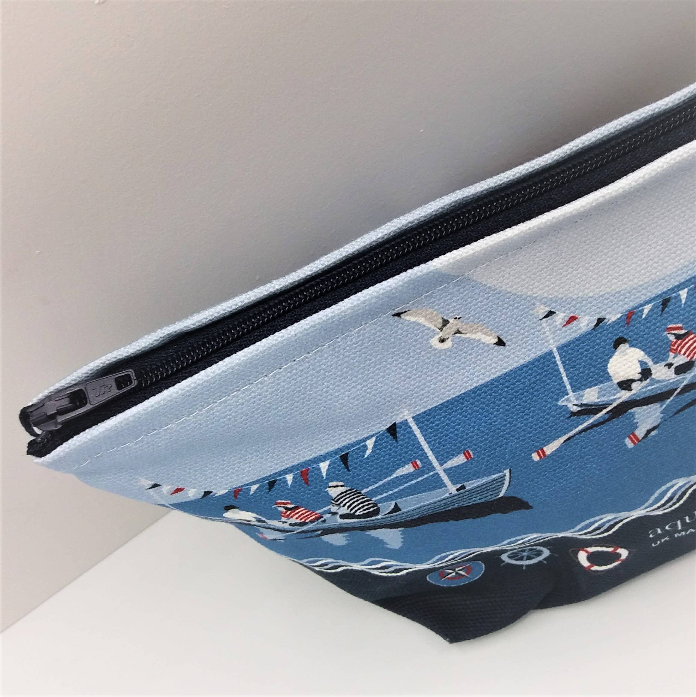 Aqua by Design - Wholesale Makeup/Cosmetic Bag - Cosmetic Bag, London Skyline & Rowing design4