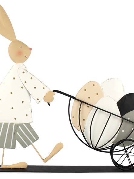 Hare with Wheelbarrow 37x40 cm PU 2 for wholesale by Baden Collection